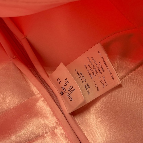 🆕 BRONX & BANCO 🧿 NWOT Estelle Floral Mini Dress, Blush Pink - Sz M US 6 - Picture 17 of 17